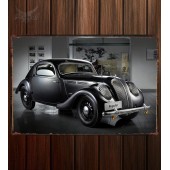 Металлическая табличка Skoda Popular Sport